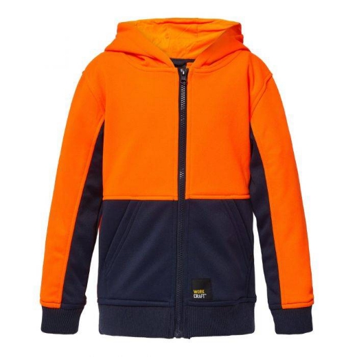 Picture of WorkCraft, Ascent Kids Hivis Two Tone Hoodie
